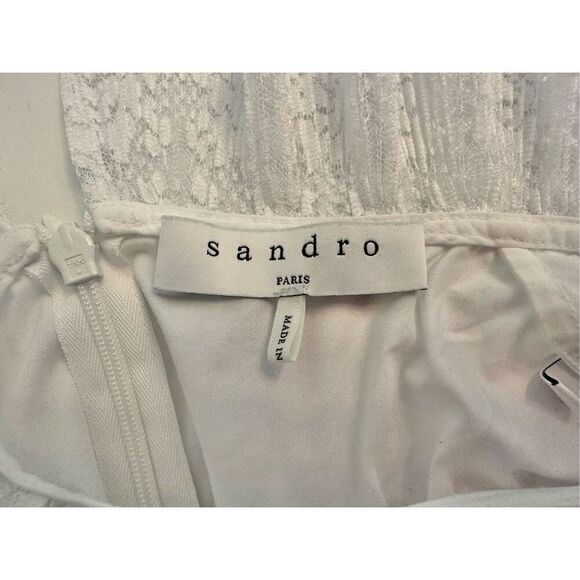 Sandro Paris Blouse Size 3 - Picture 7 of 9